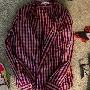 Express Long Sleeve Going Out Shirt